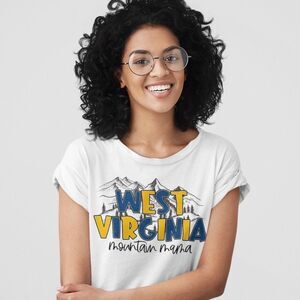 WV West Virginia Mountain Mama Short Sleeve Tee
